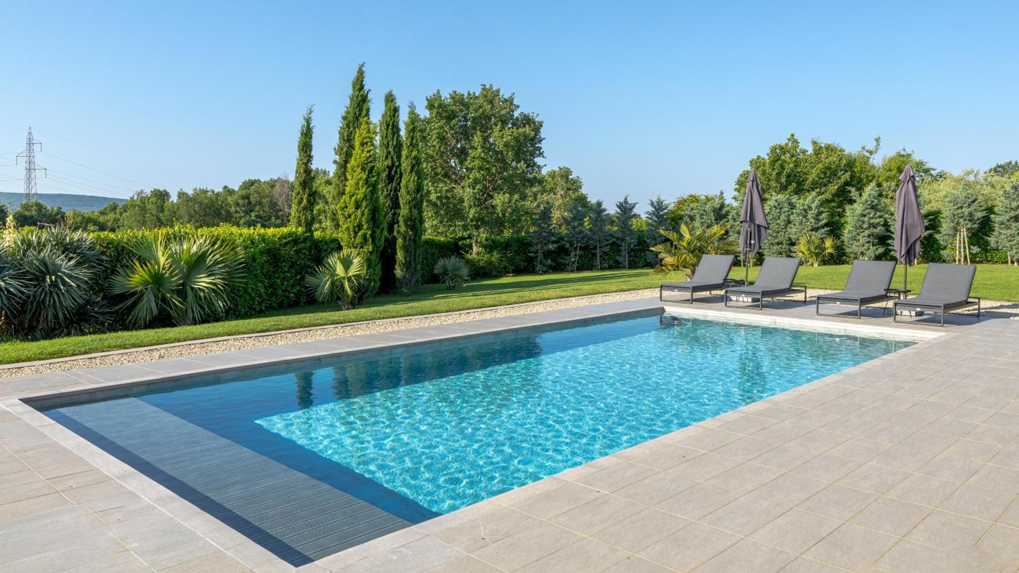 Villa Labin In Zartinj - Luxury Privacy Heated Pool With Auto Cover 외부 사진